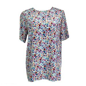 Diane Von Furstenberg Silk Blouse XS Oversized